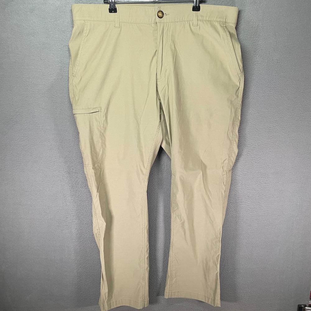 Tecnabay Stretch Performance Pants‎ Mens 38x30 Khaki Lightweight Hiking